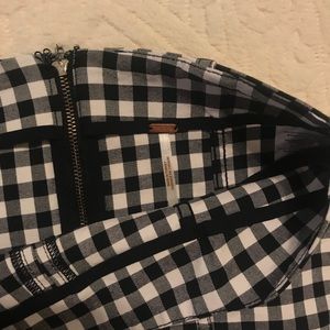 Free people gingham skirt